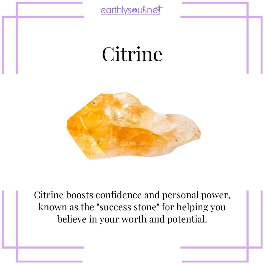 Citrine for confidence and success