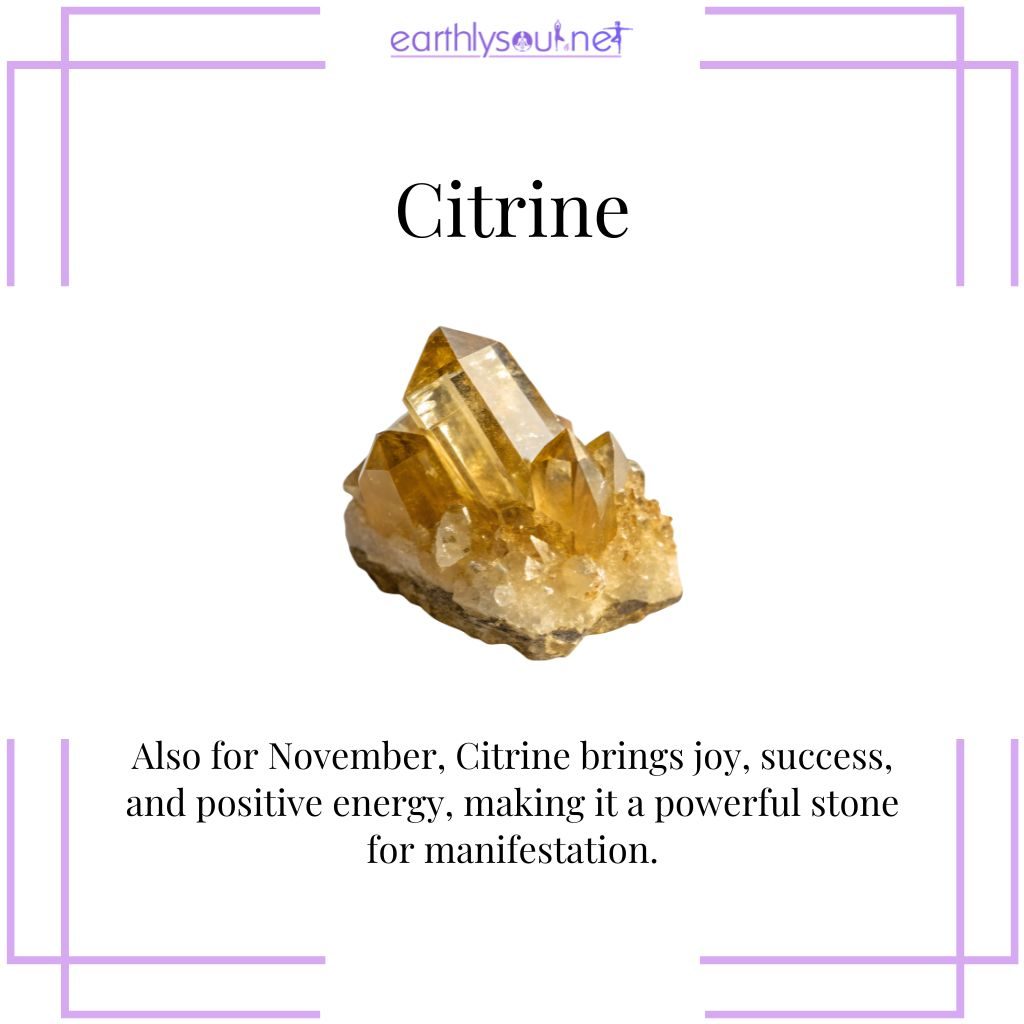 Citrine for joy and success