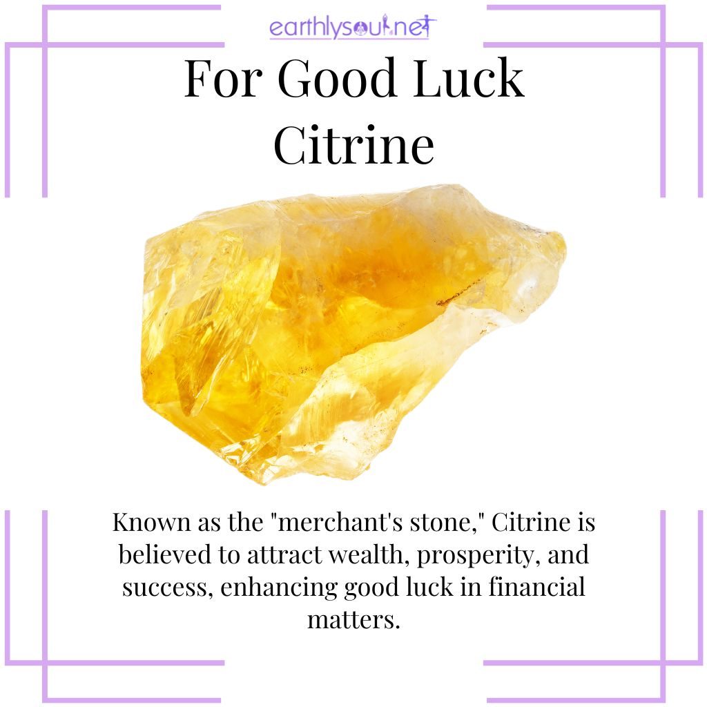 Citrine for wealth and success
