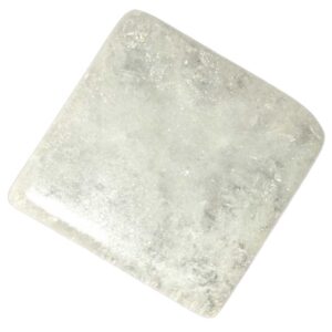 Clear quartz cube