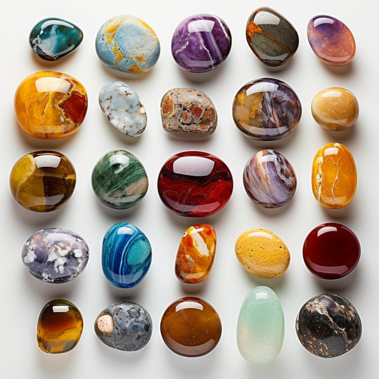 Product photo of crystal collection used for tests