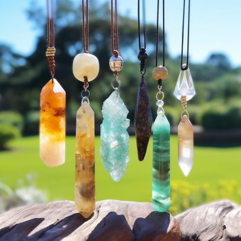 Crystal pendants hanging that are used by people looking for a fresh start