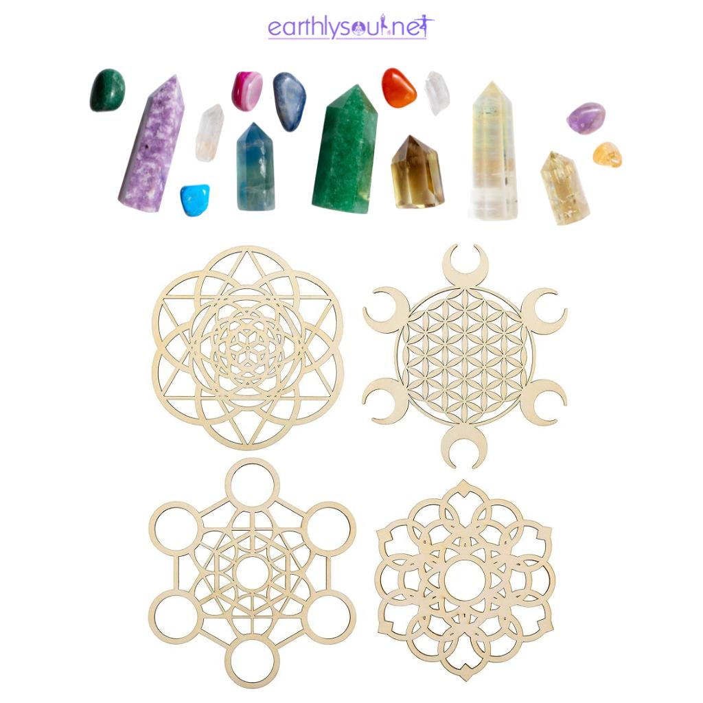 Crystal grid for home