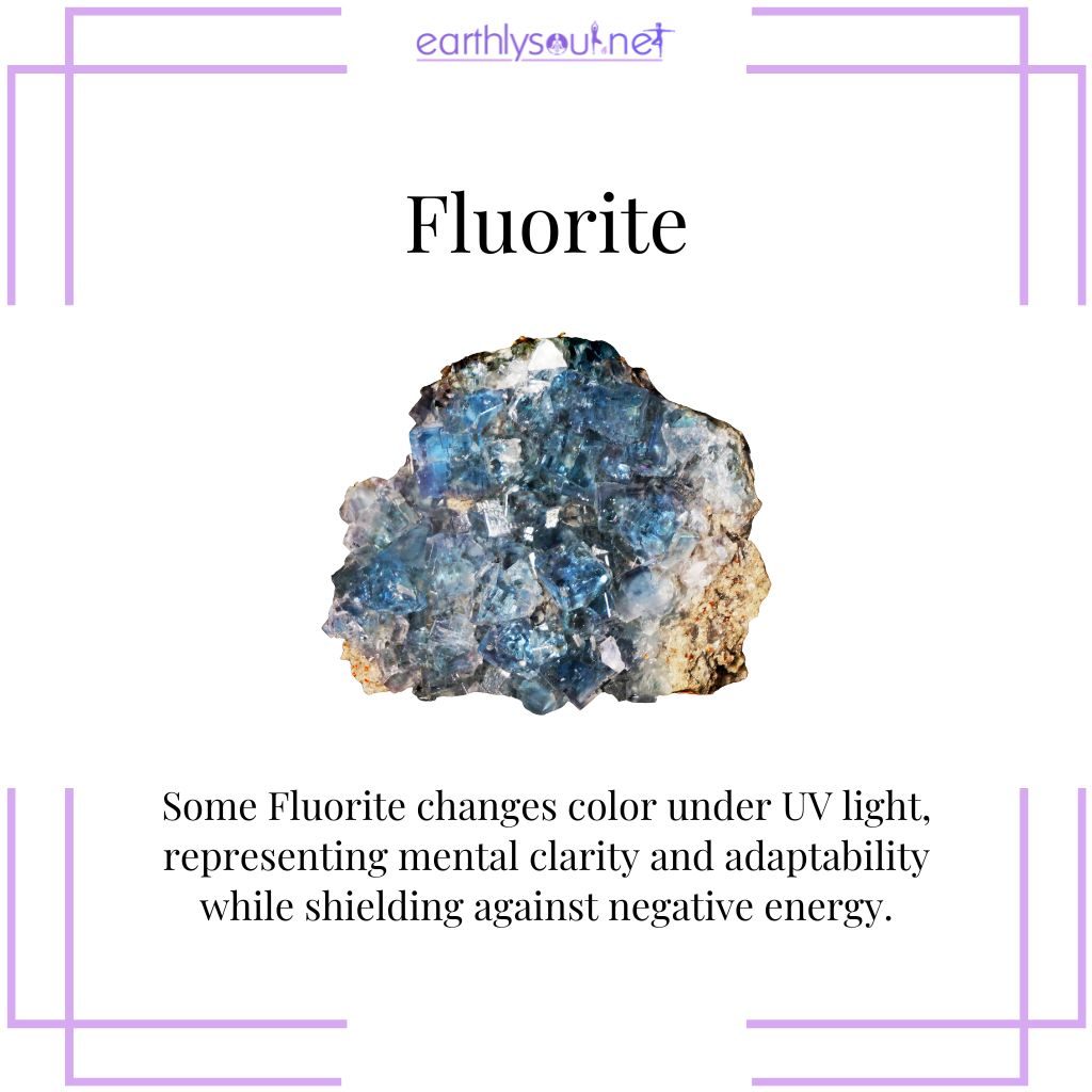 Fluorite for clarity and energy protection