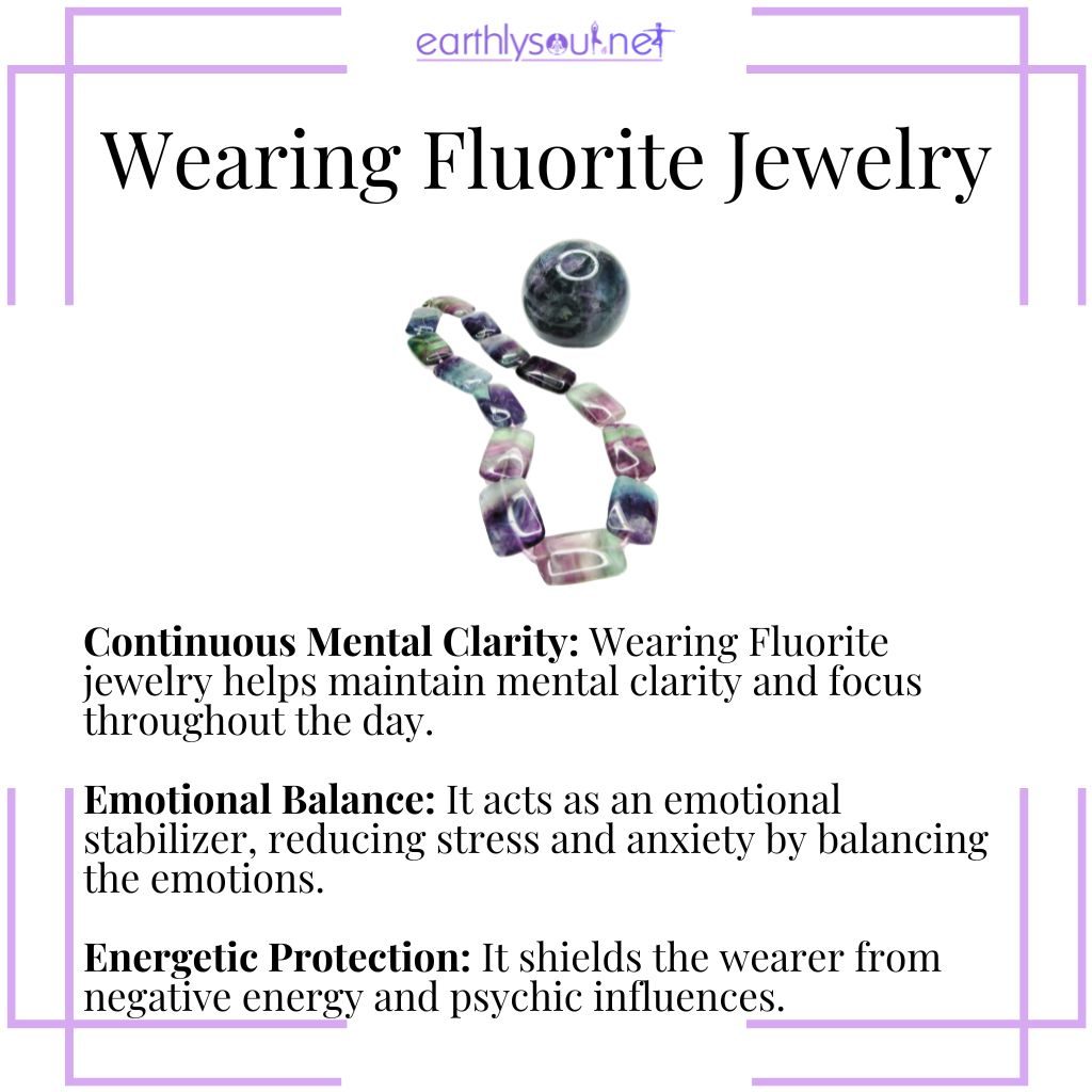 Fluorite jewelry for mental clarity, emotional balance, and energetic protection.