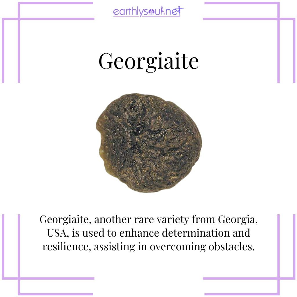 Georgiaite for determination