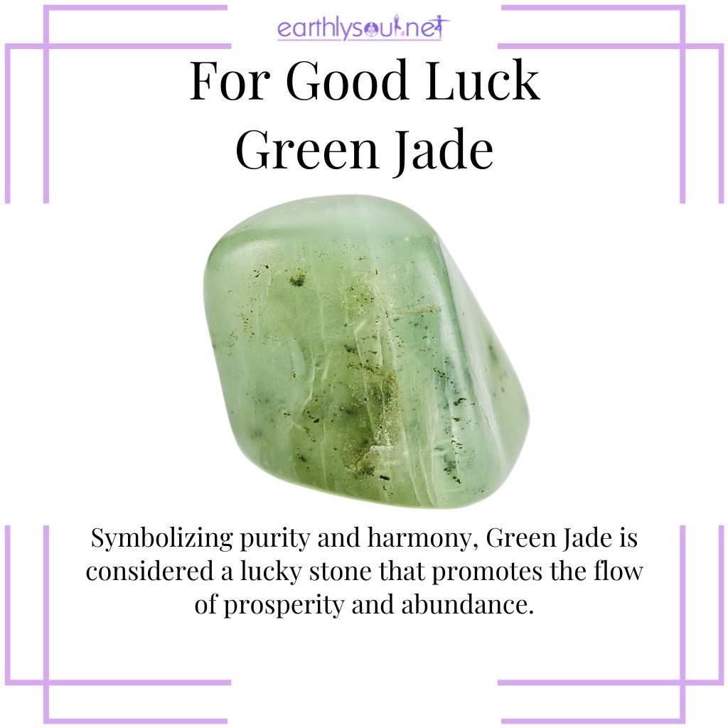 Green Jade for prosperity and harmony