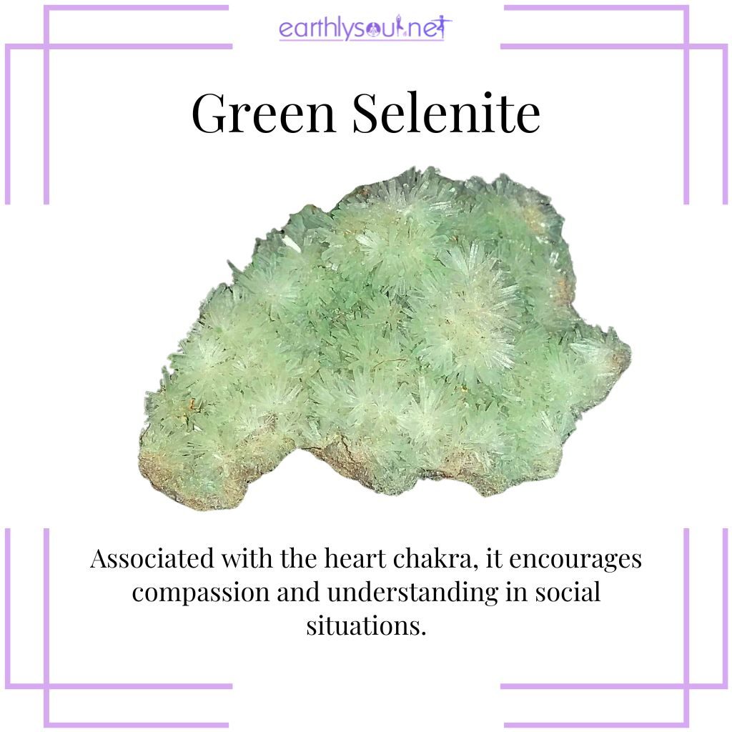 Green selenite for compassion
