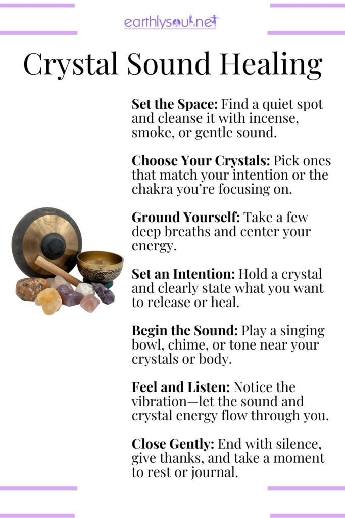 Easy crystal sound healing session step-by-step guide