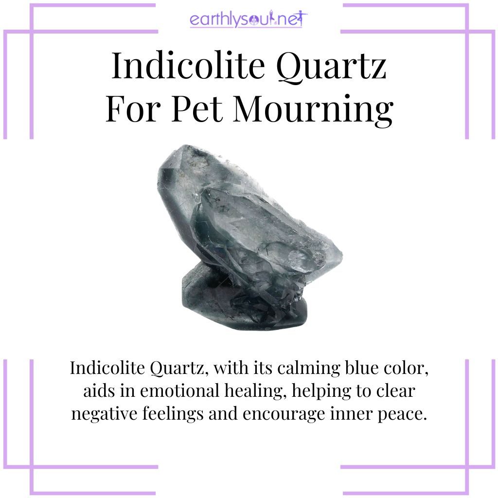 Indicolite Quartz for emotional healing