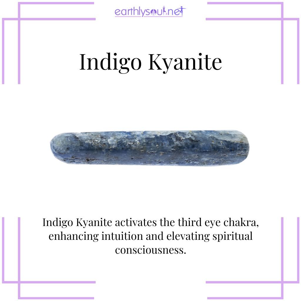 Indigo kyanite for intuition