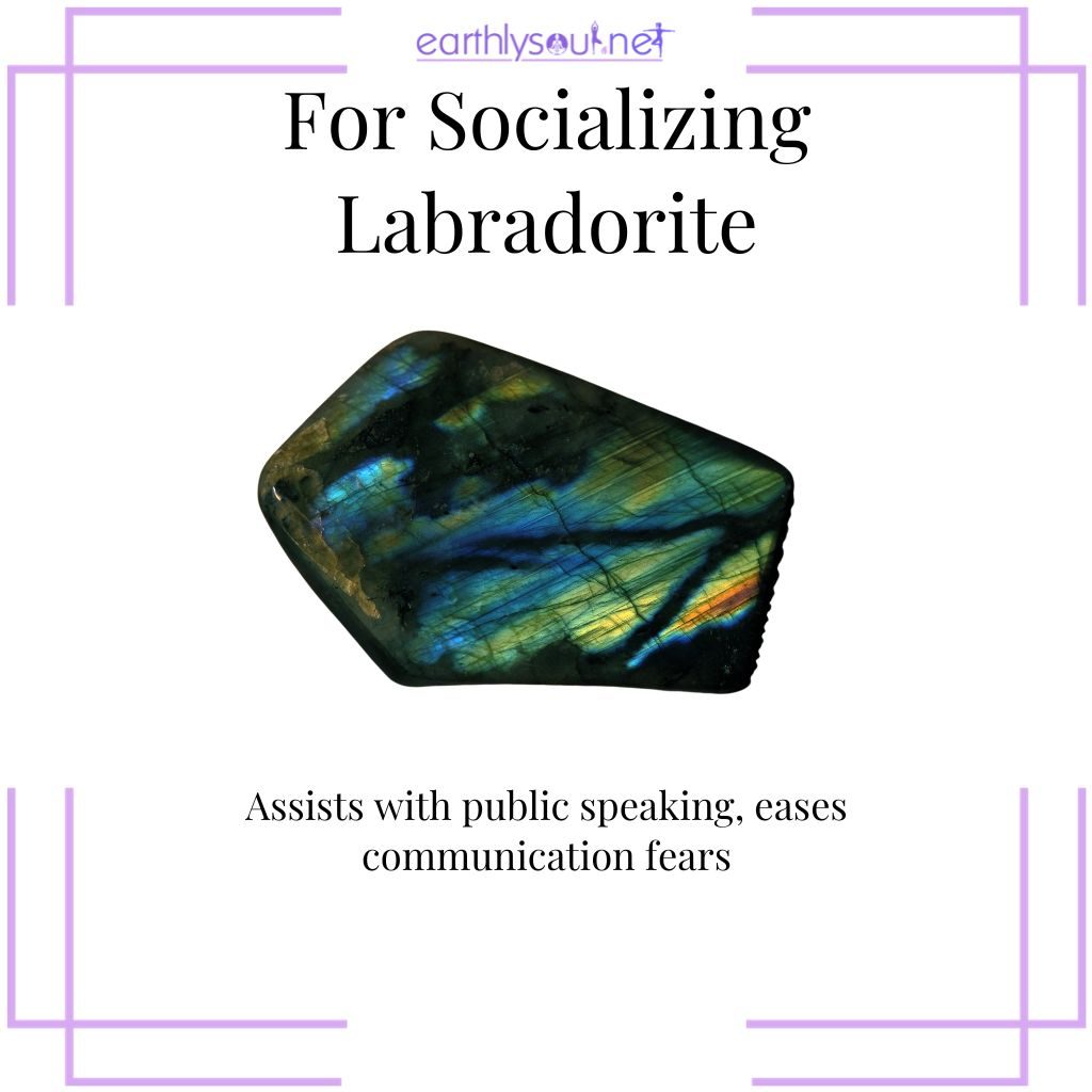 Labradorite for fearless communication and expression