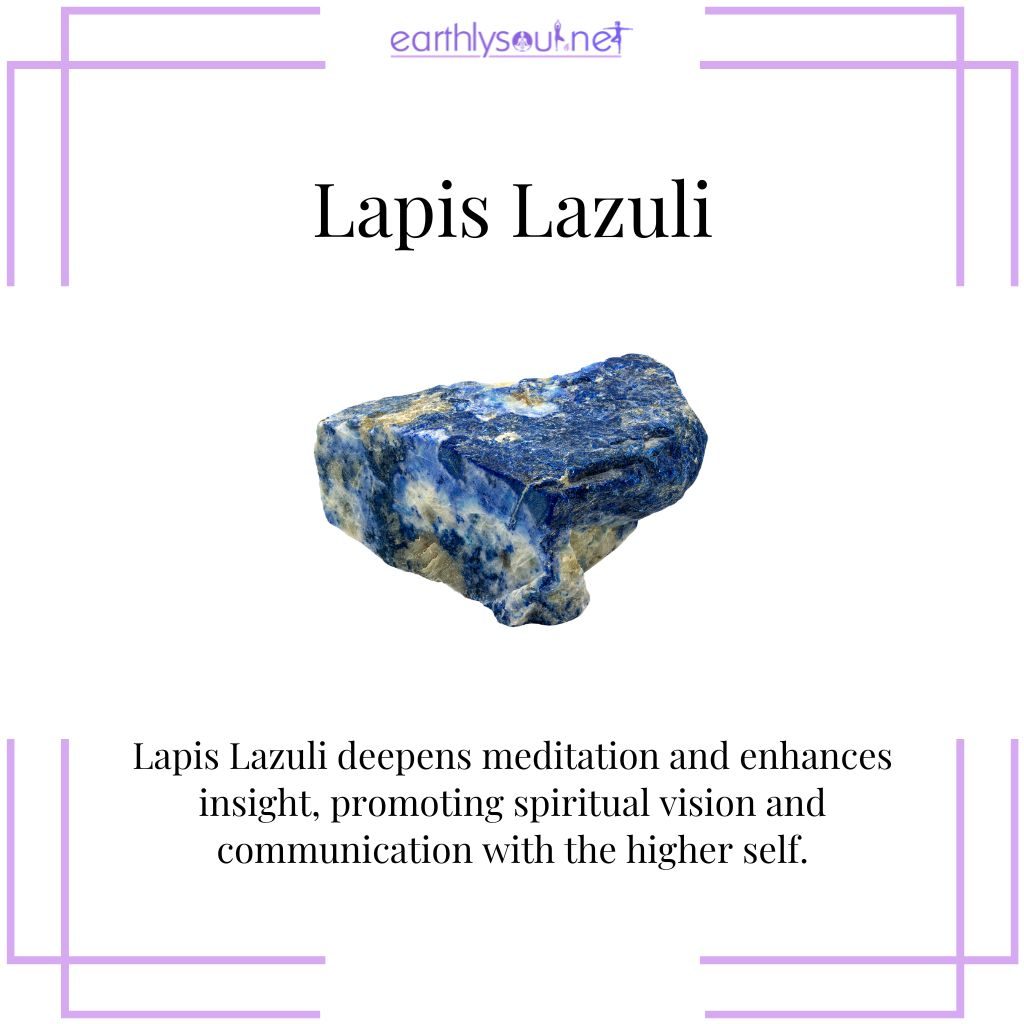 Lapis lazuli for spiritual insight