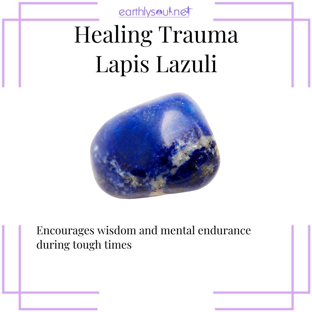 Lapis lazuli for wisdom and mental strength in adversity