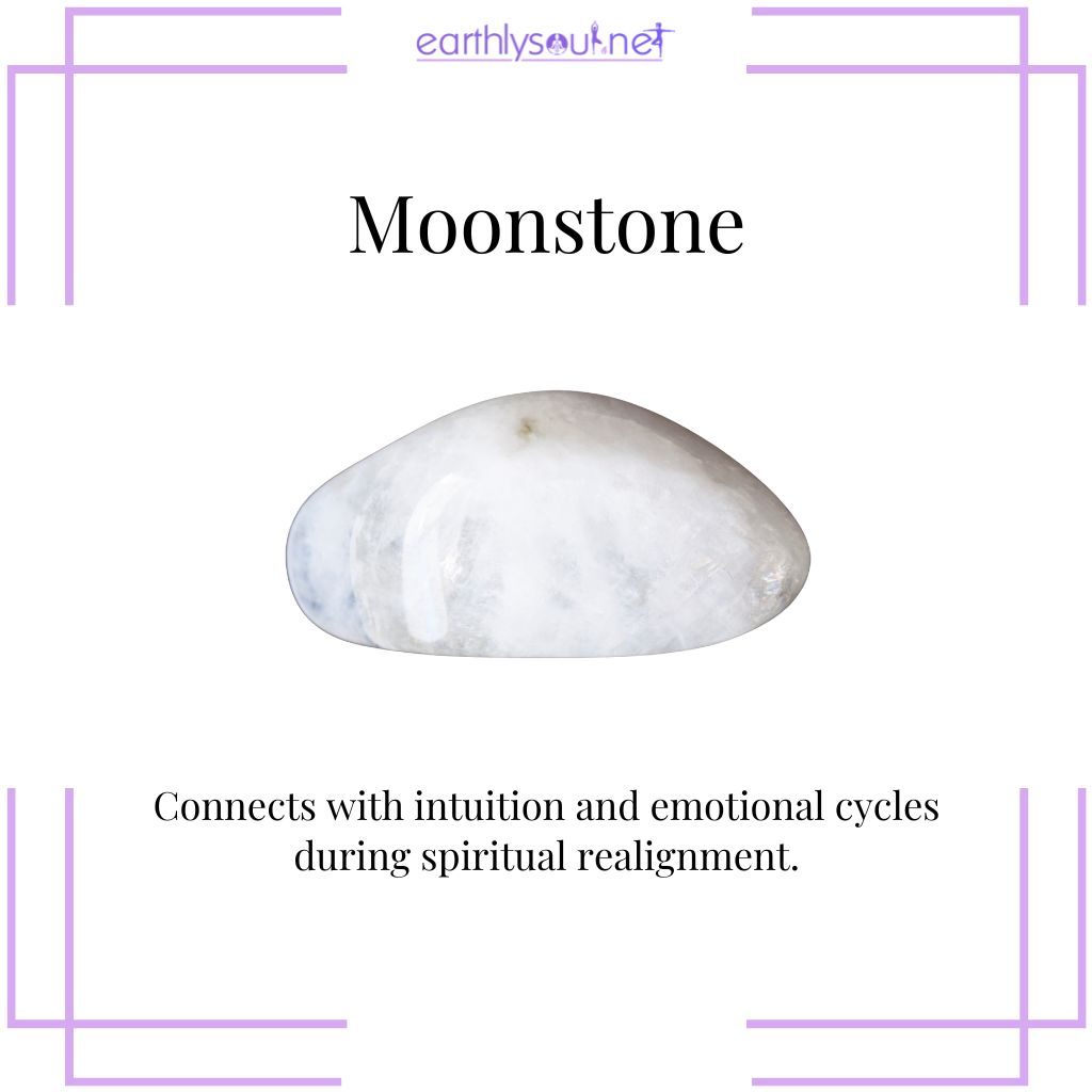 Moonstone crystal for intuition in neptune retrograde