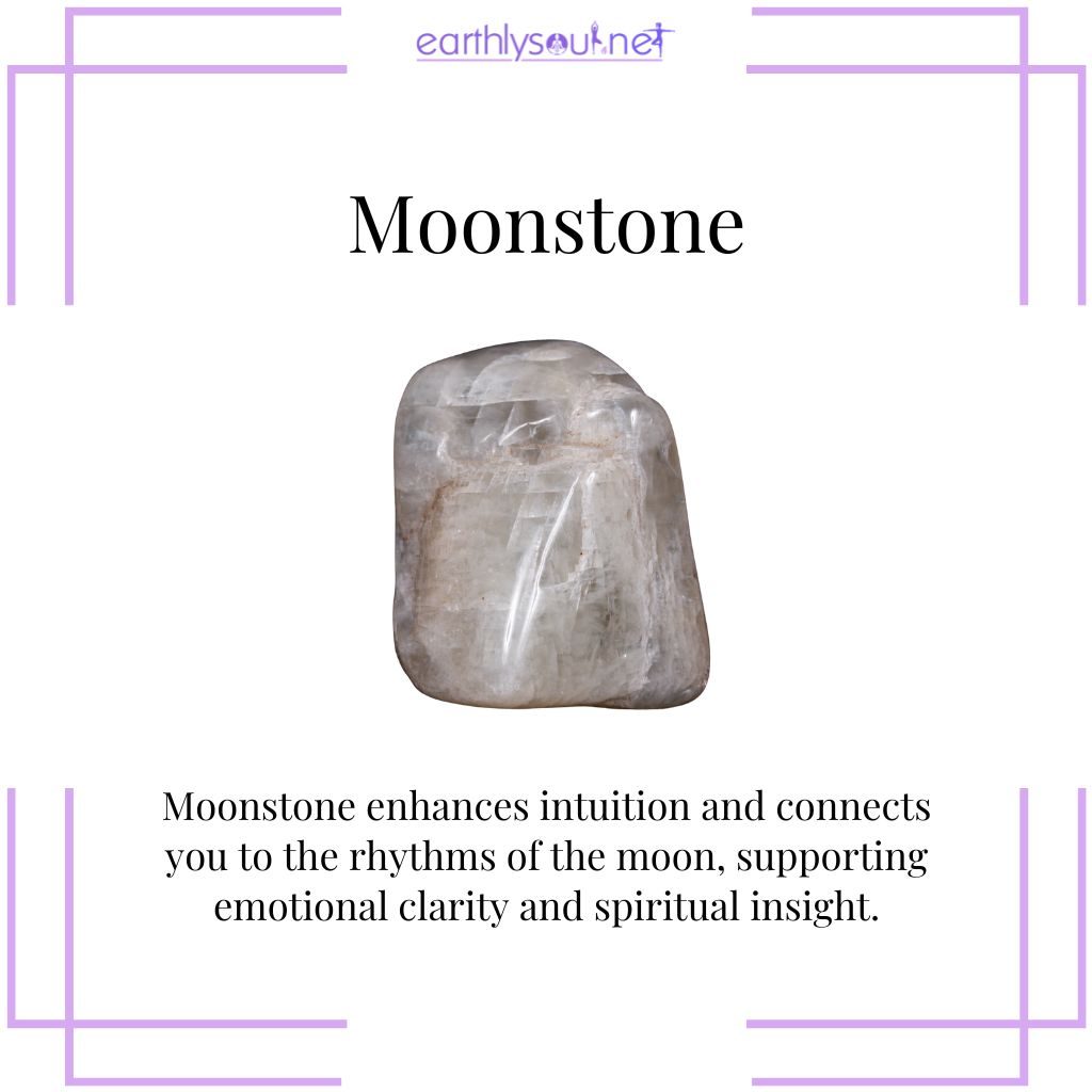 Moonstone for intuition and emotional clarity