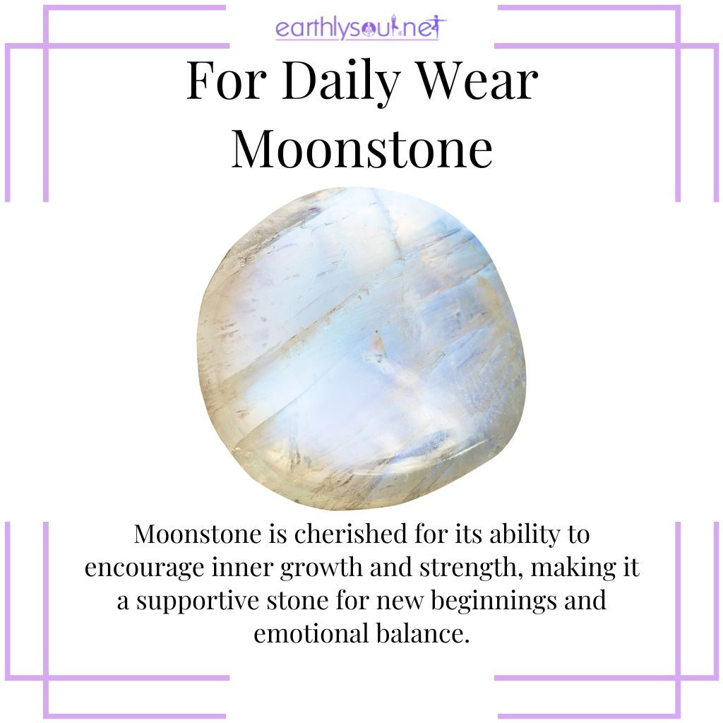 Moonstone for growth and balance