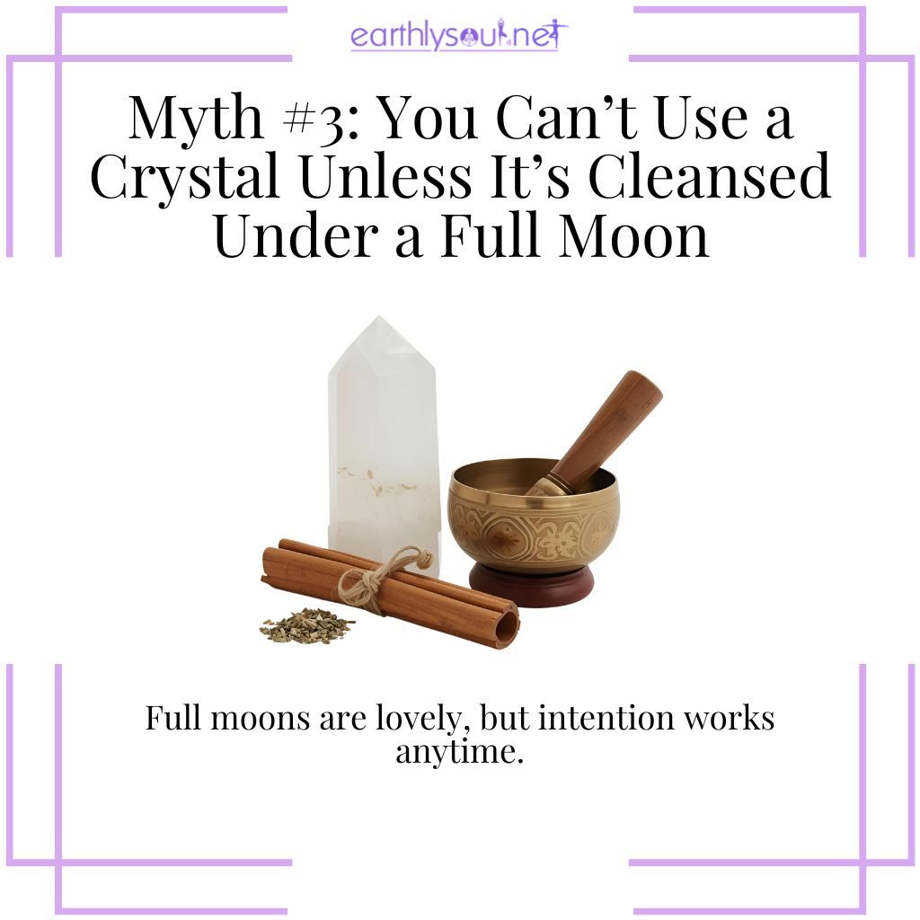 Various crystal cleansing methods beyond full moon rituals