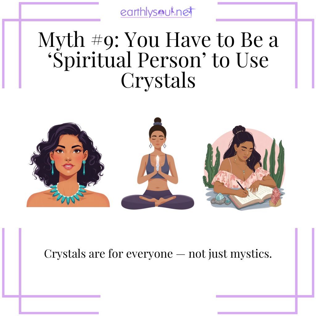 Crystals being useful for everyone, not just spiritual people