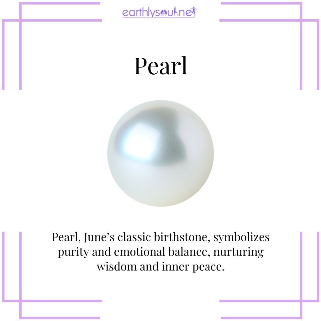 Pearl for purity and emotional balance