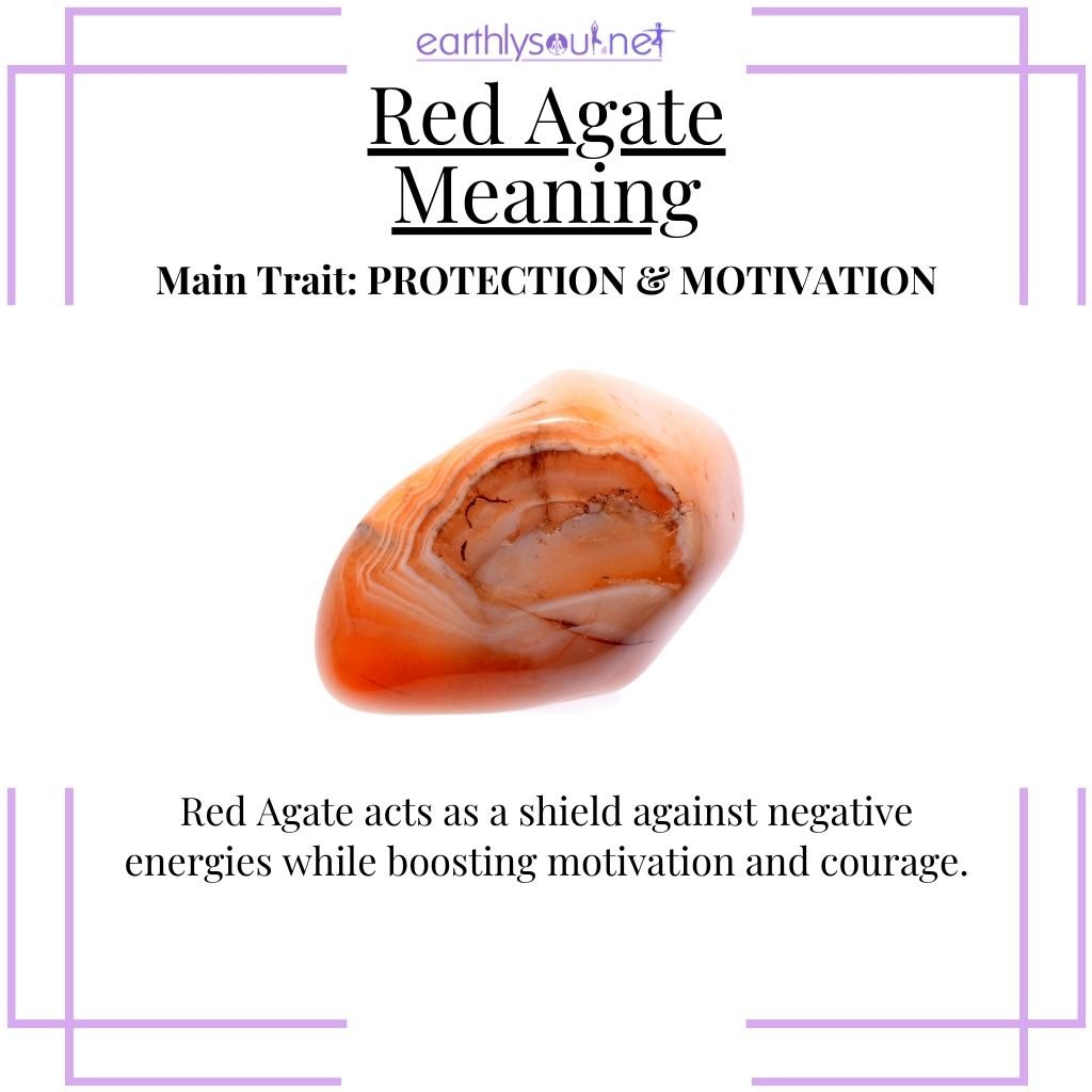 Red agate metaphysical properties discount
