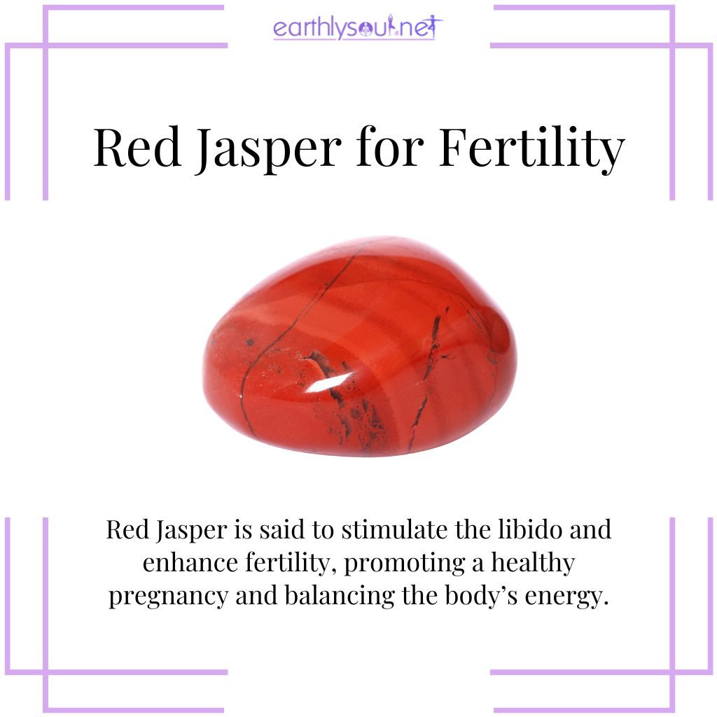 Red jasper for libido and fertility