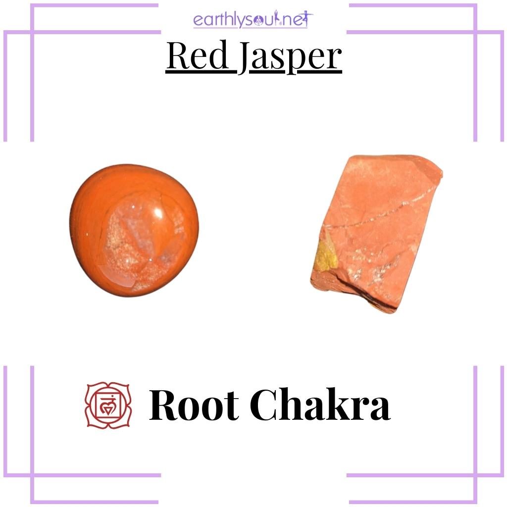 Red jasper for root chakra