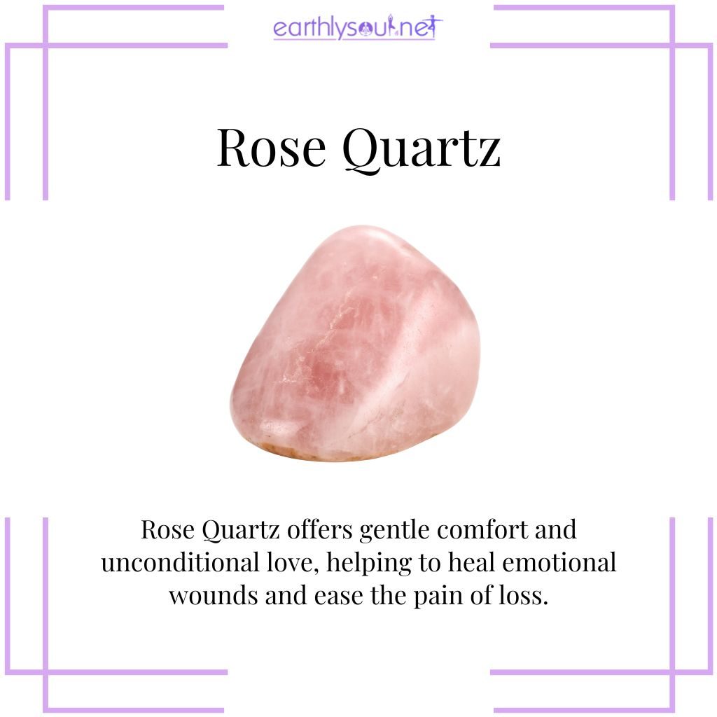 Rose quartz for emotional healing
