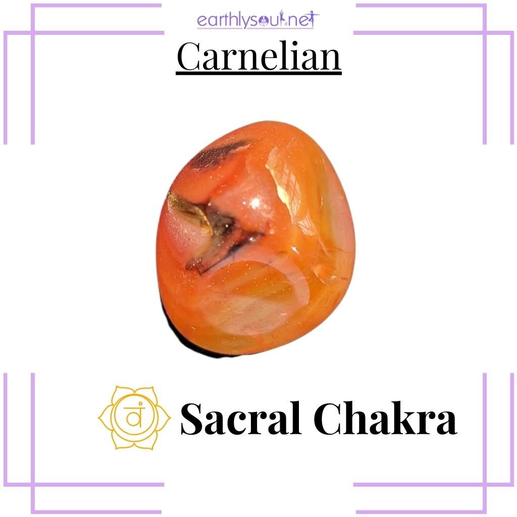 Carnelian for sacral chakra