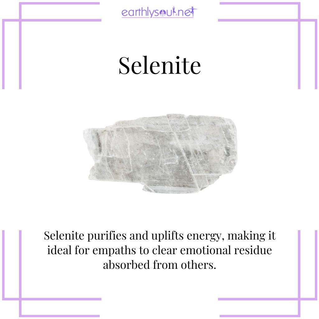 Selenite for emotional energy cleansing