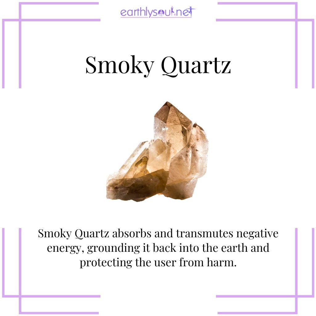 Smoky quartz for energy transmutation