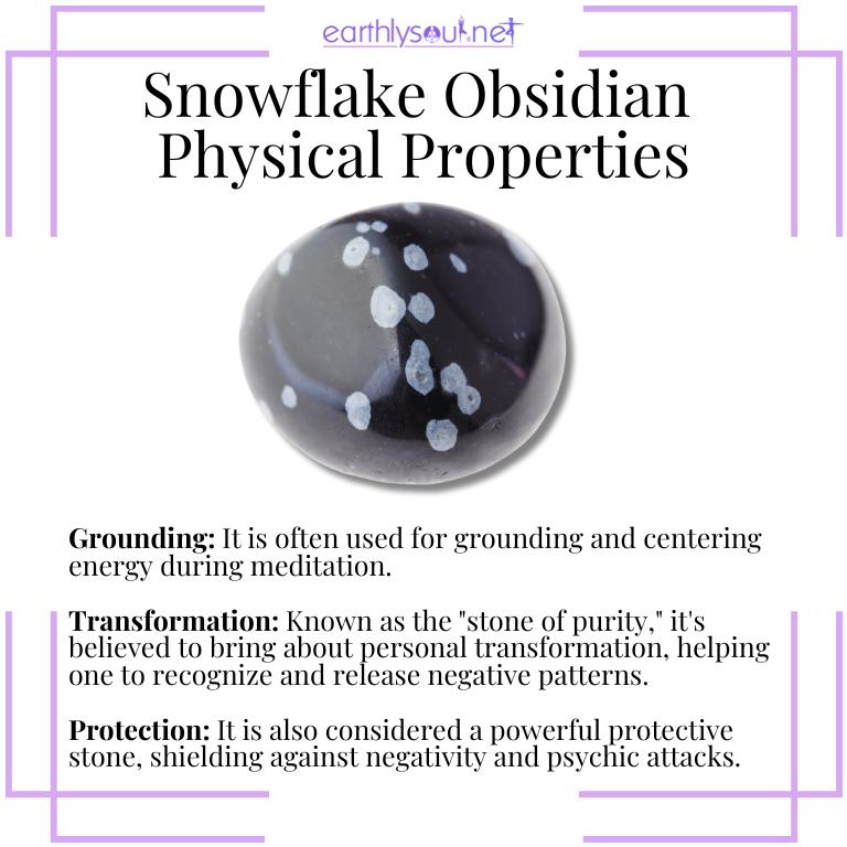 Snowflake Obsidian Meaning Ultimate Guide To Balancing The Mind, Body