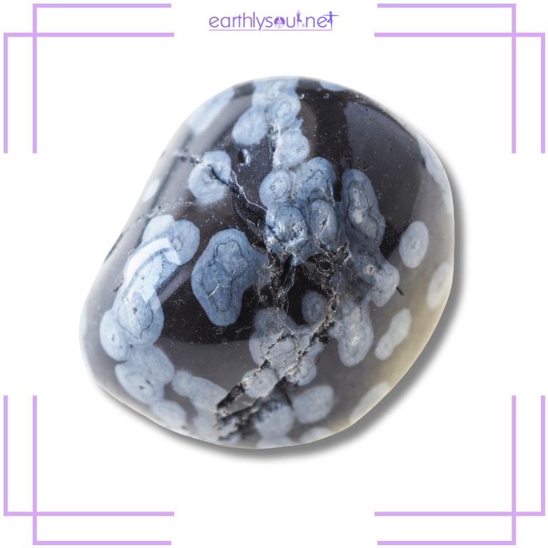 Picture of snowflake obsidian