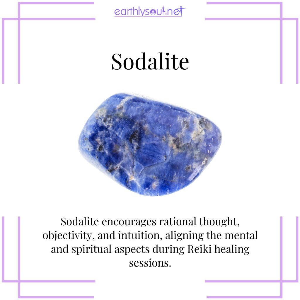 Sodalite for intuitive reiki healing