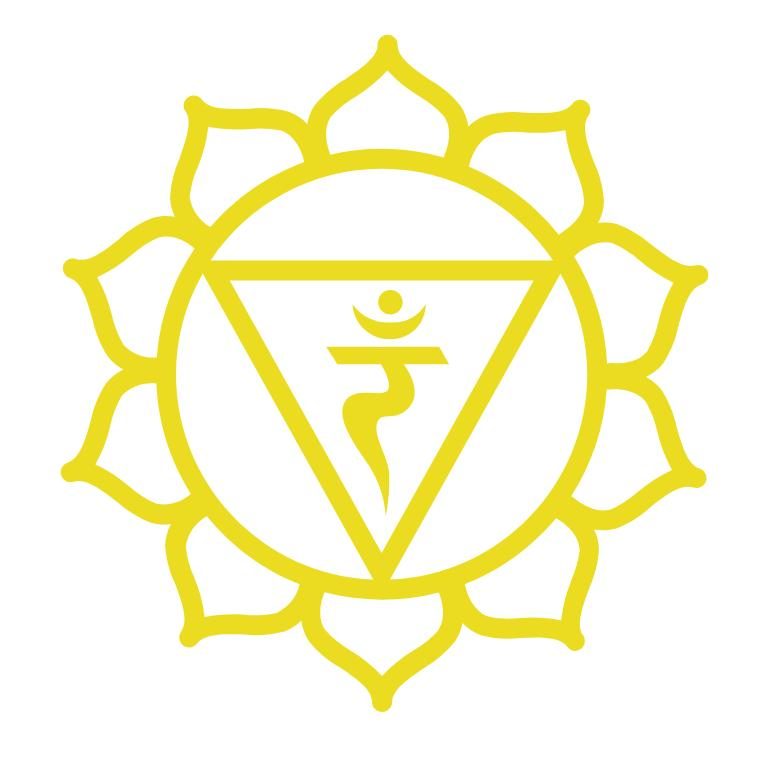 Solar plexus chakra symbol