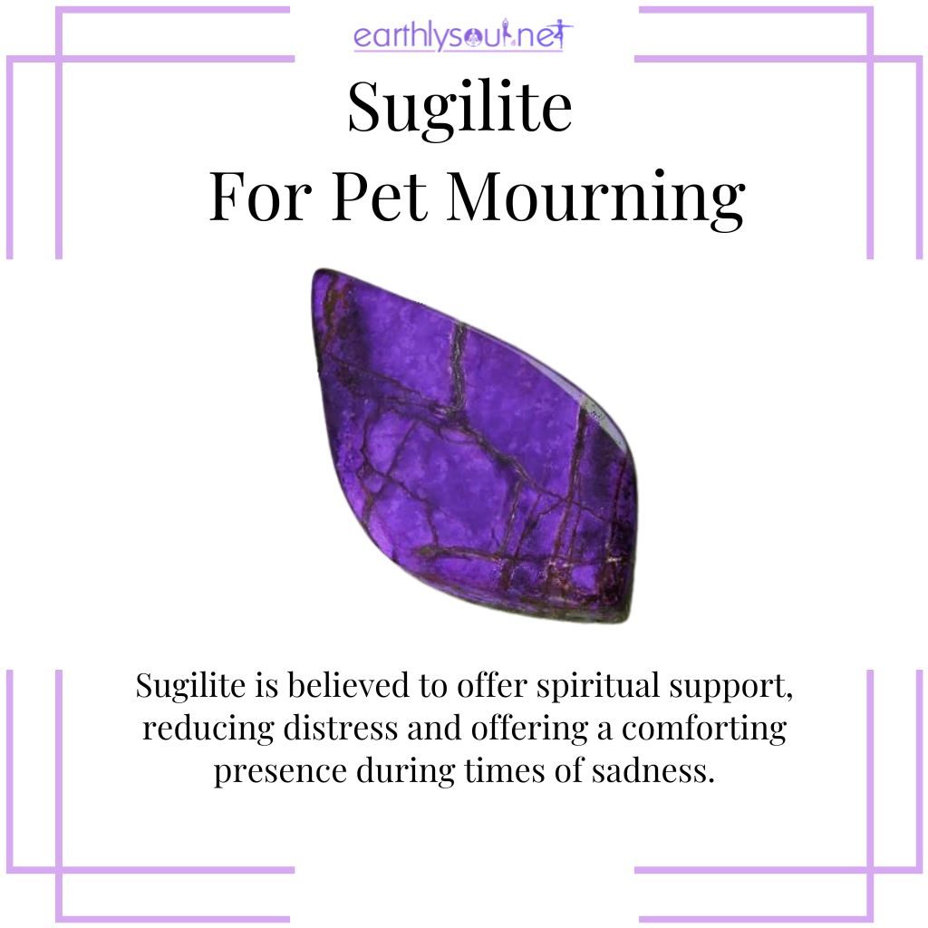 Sugilite for spiritual comfort