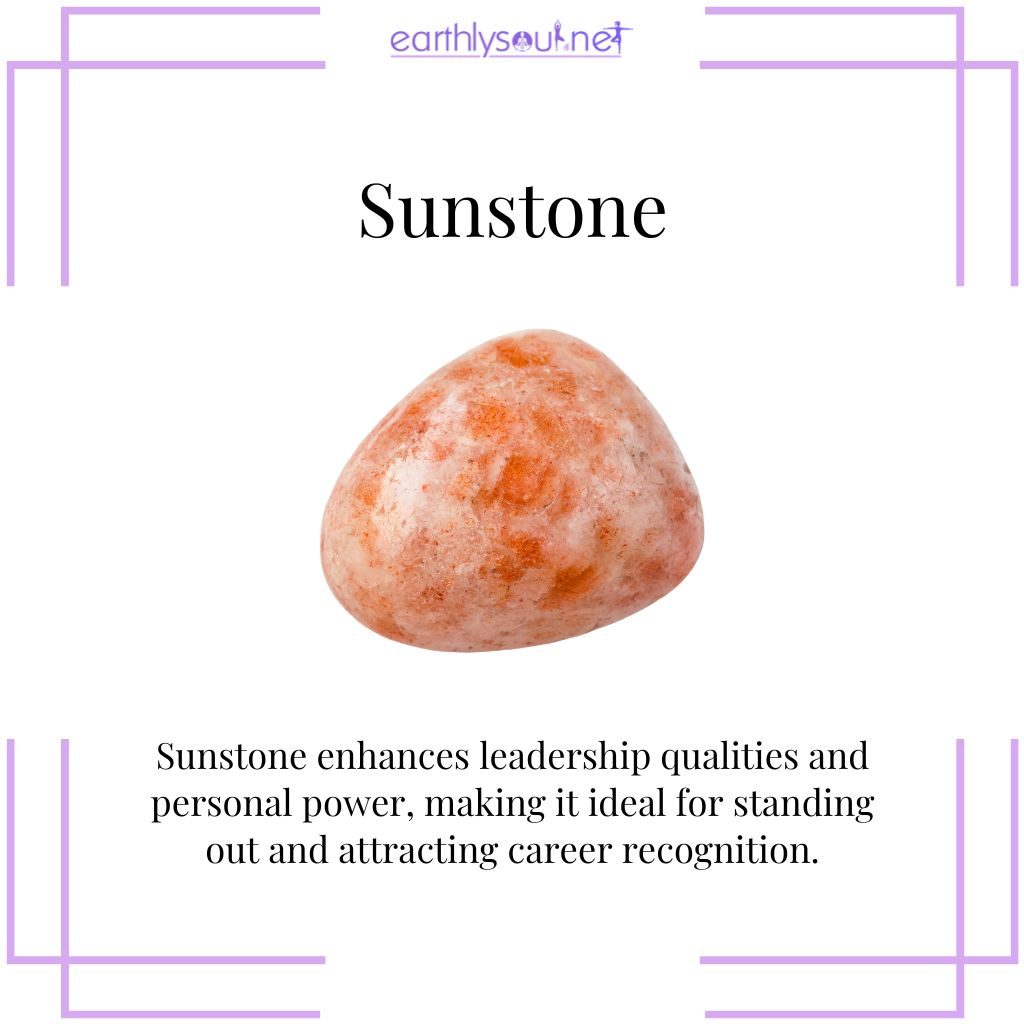 Sunstone for leadership and recognition