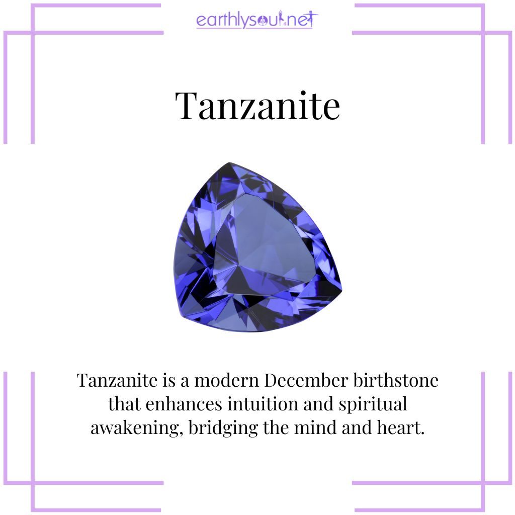 Tanzanite for intuition and awakening