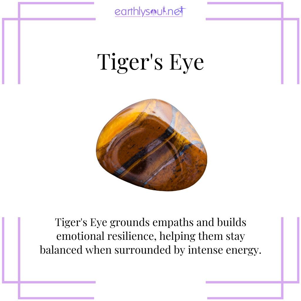 Tiger's eye for emotional grounding