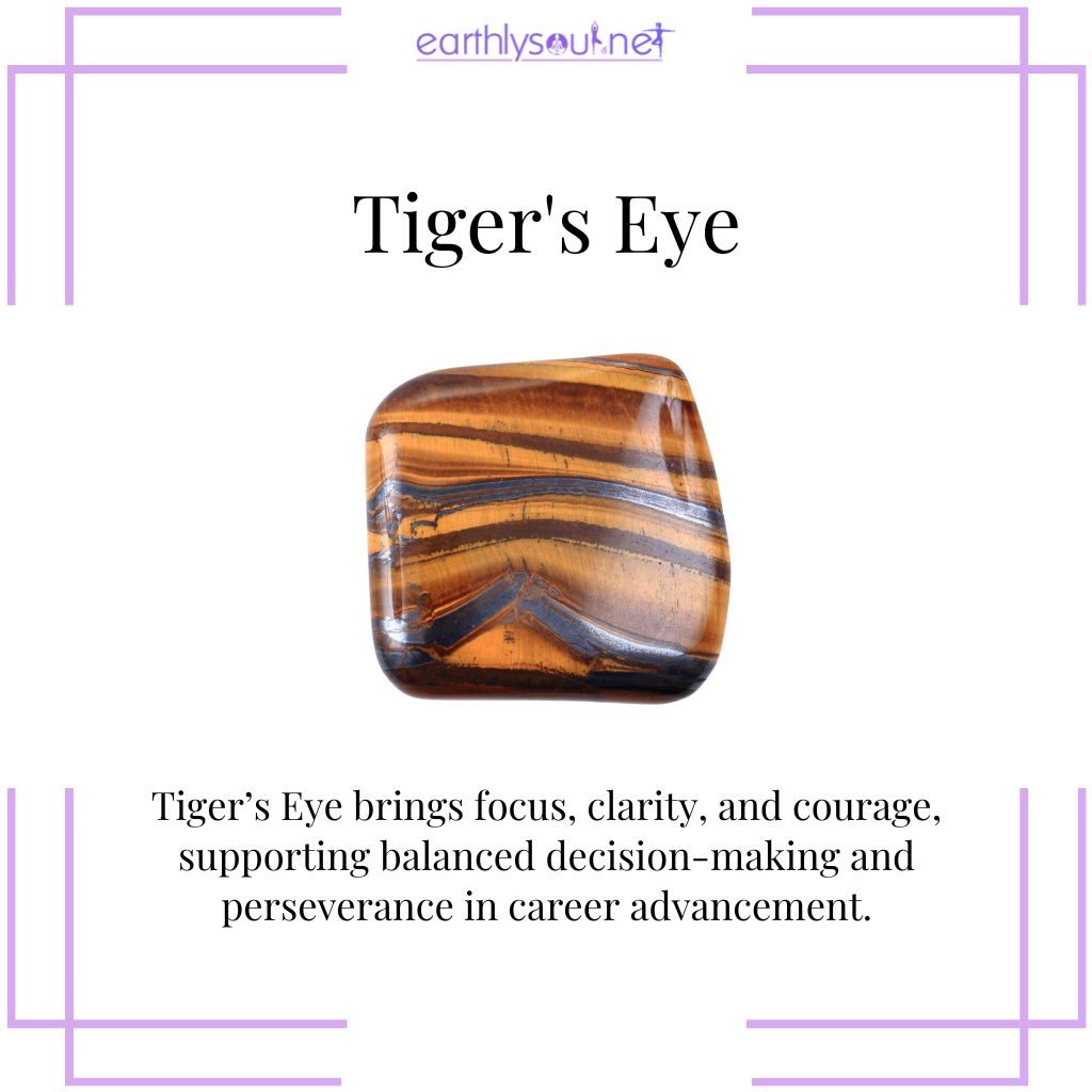 Tiger’s eye for clarity and courage