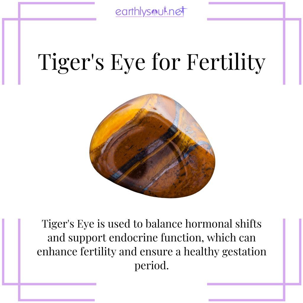 Tiger's eye for hormonal balance