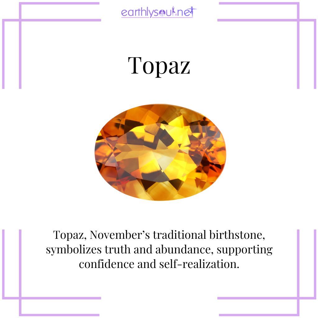 Topaz for truth and abundance