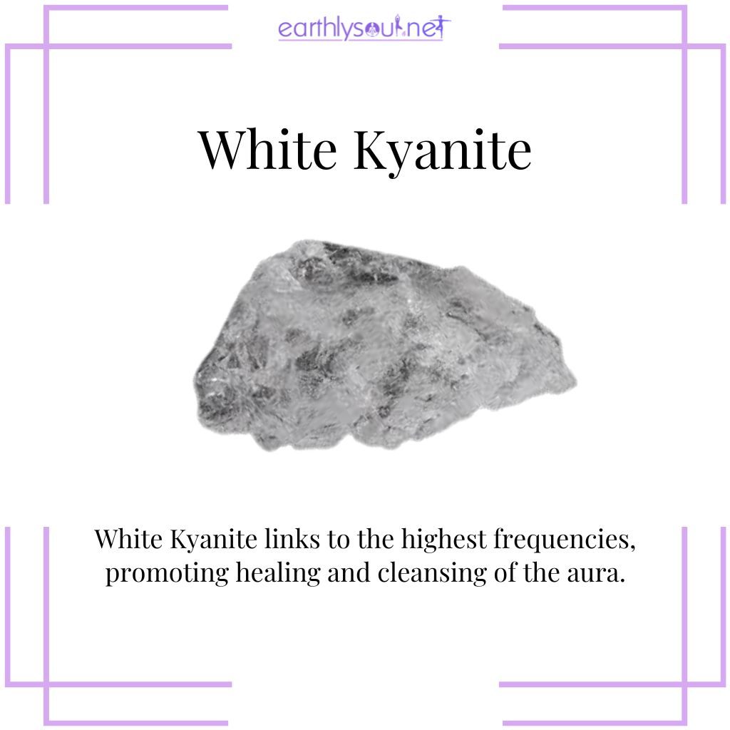 White kyanite for healing